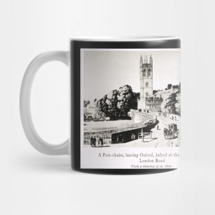 A Post-Chaise leaving the Oxford Turnpike bound for London,  circa 1800 Mug